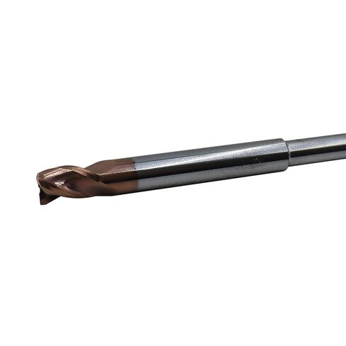 2Pcs 1/4in Reduced Shank for Router,5/16in 37°Helix Solid Carbide End Mill for Aluminum,3 Flute, ZRN Coated Bits Tool for Aluminum and Other Non-Ferrous Materials in Saudi Arabia