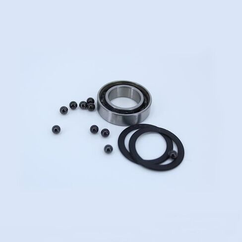 1pc 63804 Hybrid Ceramic Bearing 20x32x10mm Industry Motor Spindle 63804HC Hybrids SI3N4 Ball Bearings 3NC 63804RS Accessories in Saudi Arabia