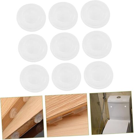 100pcs Self-Adhesive Silicone Cabinet Door Bumpers Cone Shape Pads for Drawers and Furniture Noise Reduction Protection in Saudi Arabia