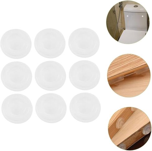 100pcs Self-Adhesive Silicone Cabinet Door Bumpers Cone Shape Pads for Drawers and Furniture Noise Reduction Protection in Saudi Arabia