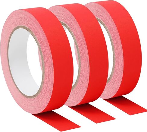 Tape Roseup Gaffer - 1 "× 33 ياردة ، قماشية أسود غير لامع ، غير عاكسة ، ثقيلة ، مقاومة للماء ، سهلة للدموع ، للتصوير الفوتوغرافي والتصوير in Kuwait
