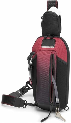 TUMI Alpha Bravo Esports Pro Sling Bag for Men - Front Carry Sling Bag with Keyholder - Men's Travel Accessories - Ideal as Travel & Gaming Bag - Black in Saudi Arabia
