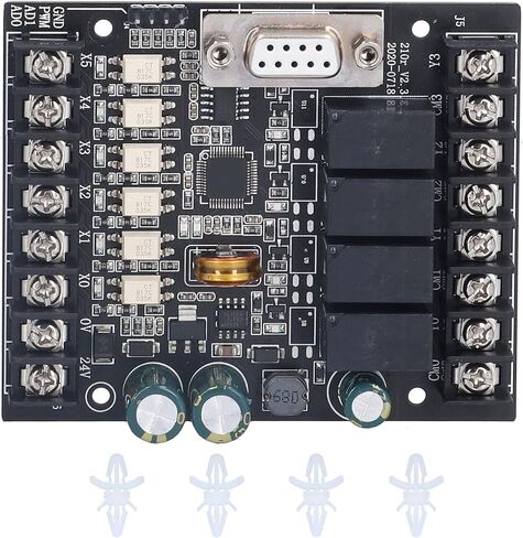 DC 24V 5A PLC Industrial Control Board, 4P WS2N‑10M PLC Controller Industrial Control Board Programmable Controller Relay Analog Output Module in Saudi Arabia