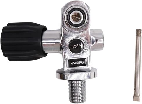 Underwater Scuba Diving Dive DIN/Yoke Tank Valve Scuba Diving Tank Valve Cylinder Bottle Reducing Valve(M18) in Saudi Arabia