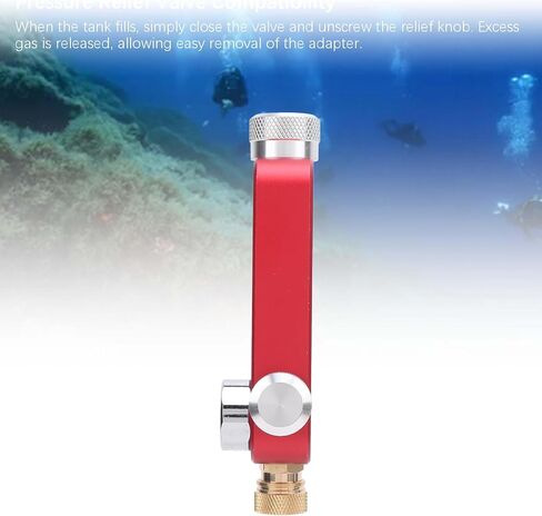 محول إعادة ملء خزان SCUBA ، 40 ميجا بايت 8 ملم من الألومنيوم ، أقوى من المطاط ، الخيار الأول للعطلات ، مع ضغط MPA لأسطوانة 0.5 لتر 1L in Kuwait
