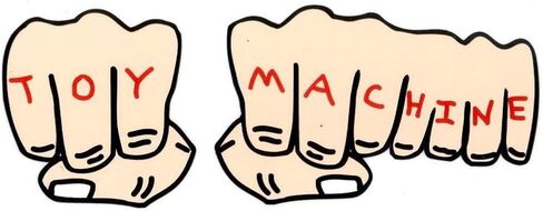 لعبة Toy Machine Skateboard Fists Sticker 3 "× 7.5" in Kuwait