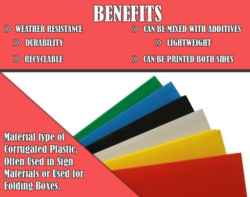 24x48 4mm Corrugated Plastic Sheets 10 Pack White Lightweight, Blank Boards Double Sided for Lawn Signs, Garage Sales and Real Estate.Various Sizes, Colors WholesaleArtsFrames-com Ships from Florida in Saudi Arabia