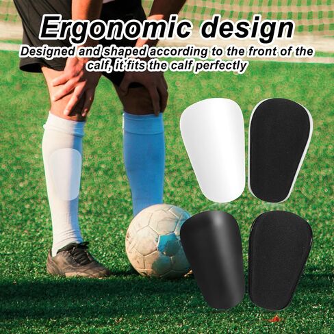 4pcs Mini Shin Guards Soccer ، 3.94x2.36in مريح كرة القدم الصغيرة معدات الحماية المصغرة in Saudi Arabia