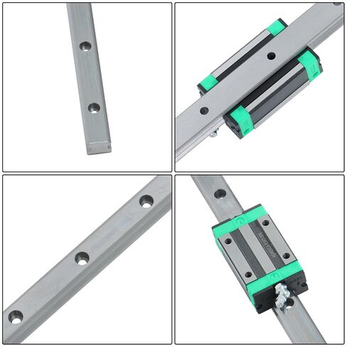 findmall 2PCS HGR20-1200mm Rail 1PCS SFU1605-1200mm Linear Guide Rail Ball Screw Set with BF12, BK12 Blocks, DSG16H Nut, Coupling for CNC Router Lathe Mill in Saudi Arabia