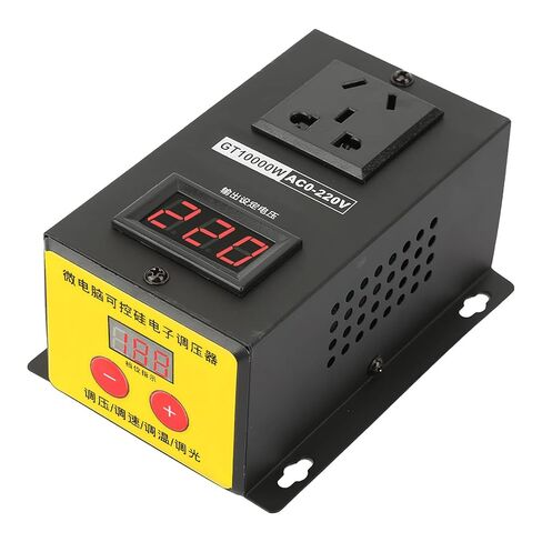 Voltage Regulator, AC 220V GT10000W High Precision Adjustable Thyristor Electronic Voltage Regulator for Household Appliances, Industrial Appliances in Saudi Arabia