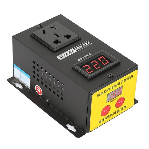 Voltage Regulator, AC 220V GT10000W High Precision Adjustable Thyristor Electronic Voltage Regulator for Household Appliances, Industrial Appliances in Saudi Arabia