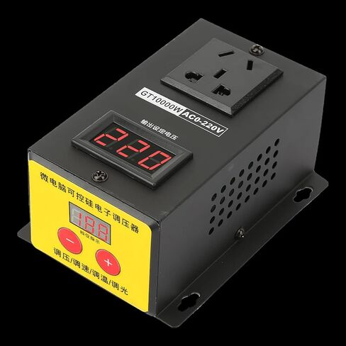 Voltage Regulator, AC 220V GT10000W High Precision Adjustable Thyristor Electronic Voltage Regulator for Household Appliances, Industrial Appliances in Saudi Arabia