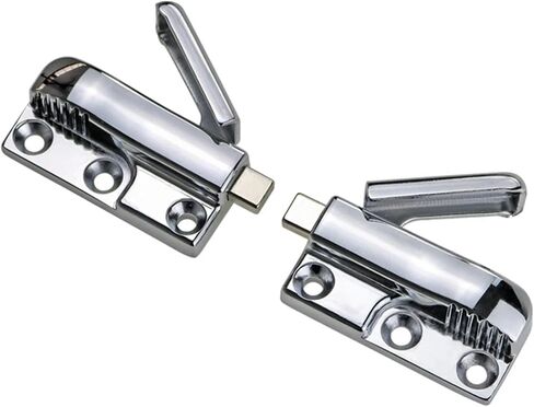 قفل مع Spring Press Press Accuptible Building Windows Windows Industrial Locks 1PCs (Chrome Flash L) in Saudi Arabia