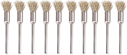 Copper Wire Cleaning End Brush Set 30pcs for Paint Removal, Cleaning Pen Shape Bits Polishing End Brushes, Ideal for a Range of Cleaning Tasks, Suitable for Various Setups in Saudi Arabia