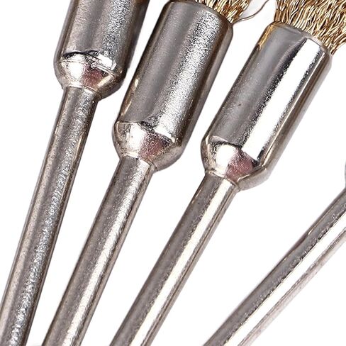 Copper Wire Cleaning End Brush Set 30pcs for Paint Removal, Cleaning Pen Shape Bits Polishing End Brushes, Ideal for a Range of Cleaning Tasks, Suitable for Various Setups in Saudi Arabia