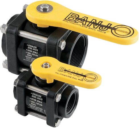 Banjo V100 1" Standard Port Valve, FNPT x FNPT in Saudi Arabia