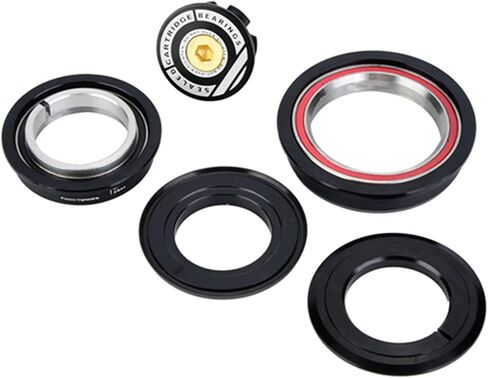 AL6061 Mountain Road Tapered Tube Tube Tube Tube Tube ، 44mm 56mm سماعات رأس شوكة محامل ركوب الدراجات ZS44/28.6 ZS56/40 (30) in Saudi Arabia