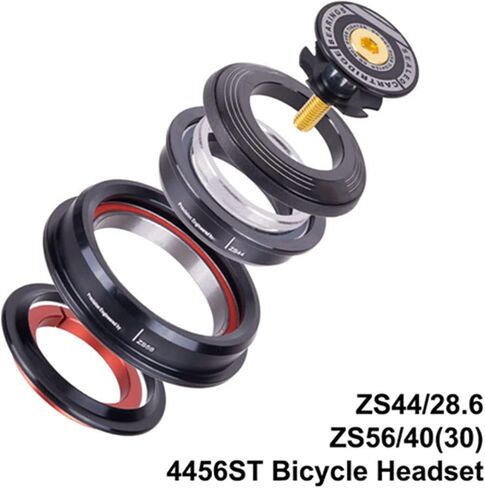 AL6061 Mountain Road Tapered Tube Tube Tube Tube Tube ، 44mm 56mm سماعات رأس شوكة محامل ركوب الدراجات ZS44/28.6 ZS56/40 (30) in Saudi Arabia