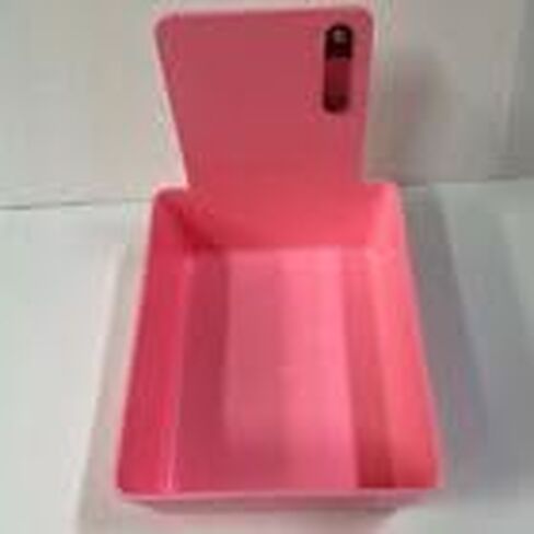 Pink Dental Lab Pan with Stainless Steel Clip 12pk 7" x 5¾" x 2½" Made in The USA in Saudi Arabia