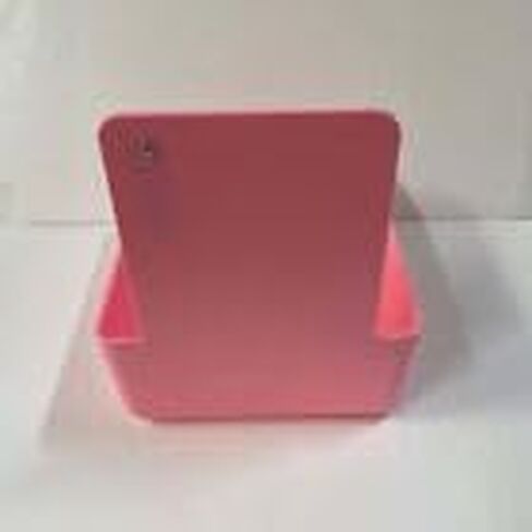 Pink Dental Lab Pan with Stainless Steel Clip 12pk 7" x 5¾" x 2½" Made in The USA in Saudi Arabia