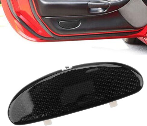 DERI Car Front Inner Door Panel Reflector Plate with Buckle Compatible with C5 Corvette 1997-2004, Left or Right Side Door Panel Reflector Assembly Replace 10295148 (Red) 1Pack in Saudi Arabia