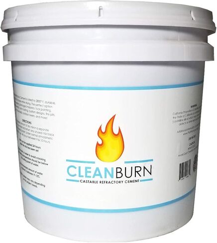 25 lb. Pail of Dry-Mix Refractory Cement, High-Temperature Castable Refractory Mortar for Masonry Repair in Saudi Arabia