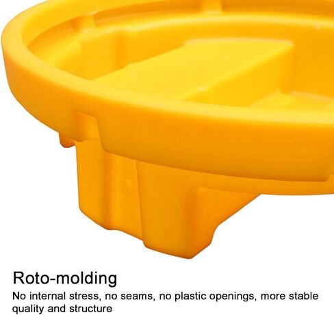 Large Oil Catch Pan with Wheels - Durable Low Density Polyethylene Drain Tray for Easy Oil Disposal in Warehouses, Paint Shops, Gas Stations, and Automotive Use in Saudi Arabia