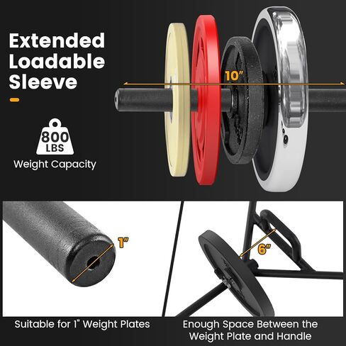 GOPLUS 56 '' Olympic Hex Bar ، Chrome Finish Barbell Trap Bar مع مقابض مسطحة أو مرتفعة للقرفصاء ، deadlifts ، تجاهل ، رفع وزن القوة ، رفع وزن 800 رطل. in Saudi Arabia