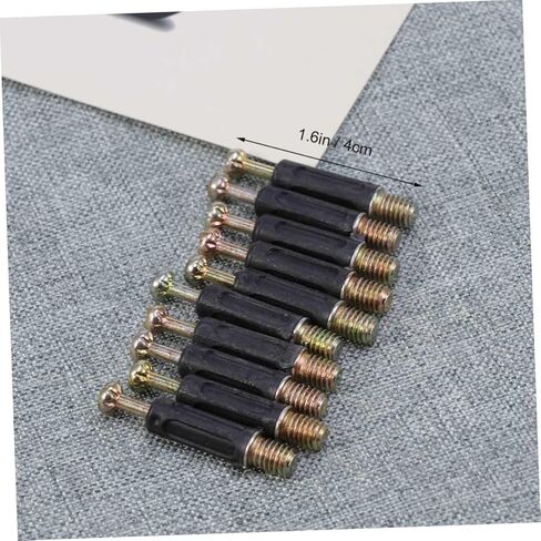 Cabilock 10sets Furniture Connector Bolts Nuts Pre-Inserted Screw Nuts for Wood Furniture in Saudi Arabia