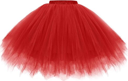 Adult Pink Tutu Skirts for Women,Tutu Layered Tulle Tutu Skirt Ballet Bubble Dance Party Halloween Tutu Costume Pink M in Saudi Arabia