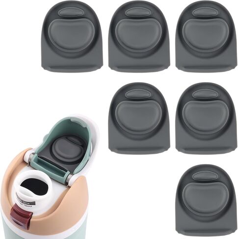 Joshey 6 Pack Rubber Seal Seal Stopper ، متوافق مع Owala Freesip 24 Oz Spout Spout Spout Gasket Parts (رمادي) in Saudi Arabia