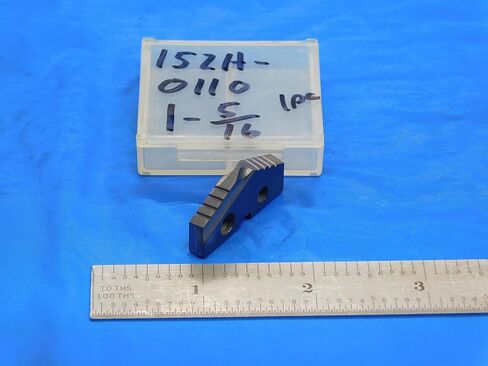 1pc New Amec 1 5/16 "152N -0110 TICN Coated S. Cobalt Spade Drill Insert 1.3125 - DE1059AA3 in Kuwait