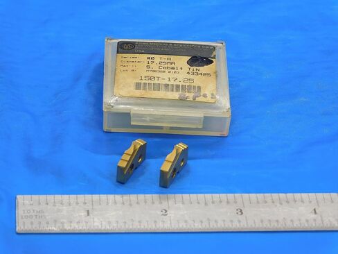 1pc New Amec 17.25mm Series #0 T-A 150T-17.25 Tin S. Cobalt Spade Drill Insert-DE1070AA3 in Kuwait