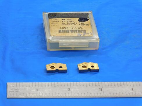 1pc New Amec 17.25mm Series #0 T-A 150T-17.25 Tin S. Cobalt Spade Drill Insert-DE1070AA3 in Kuwait