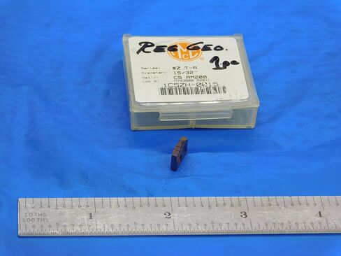 1pc New AMEC 15/32" Series #Z T-A 1C52H-0015 AM200 Carbide Spade Drill Insert - DE1079AA3 in Kuwait