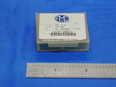 2pcs New AMEC 15/32" #Z T-A 15ZN-0015 TiCN Coated S. Cobalt Spade Drill Inserts - DE1023AA3 in Saudi Arabia