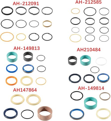 Whole Machine Hydraulic Cylinder Seal Kit for John Deere 310E Backhoe Bucket Cylinder Loader Bucket Tilt/Lift Cylinders Replacement Seal Kit AH212091,AH210484,AH147864,AH149813,AH212585,AH149814 in Saudi Arabia