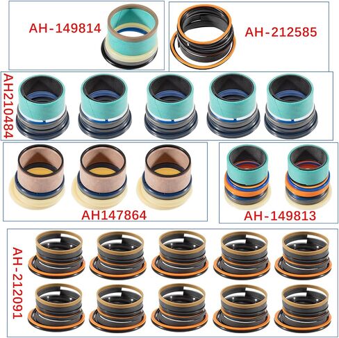 Whole Machine Hydraulic Cylinder Seal Kit for John Deere 310E Backhoe Bucket Cylinder Loader Bucket Tilt/Lift Cylinders Replacement Seal Kit AH212091,AH210484,AH147864,AH149813,AH212585,AH149814 in Saudi Arabia