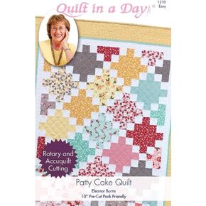 Patty Cake Quilt Pattern by Quilt in a day