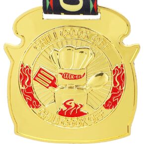 Cooking Medals Chili Cook Off Awards and Trophies 1st Place Medals for Chili Cook Off Party Supplies in Kuwait