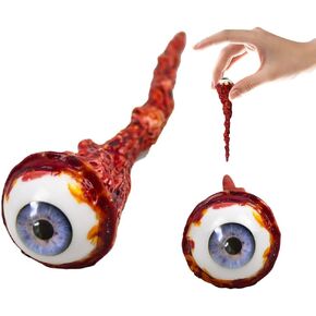 Blue Ripped Out Eyeball， Premium Novelty Eyeball Props Horror ，Removable Horror Scary Realistic Ripped Eyeballs Party Prom in Saudi Arabia