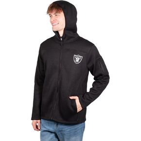 Ultra Game NFL Men's Supreme Quality Full Zip Hoodie Sweatshirt