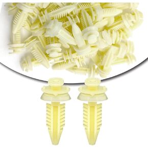 50PCS Door Trim Panel Retainers Clips Compatible with GM SUV Pickup Truck Chevy 15545202 white