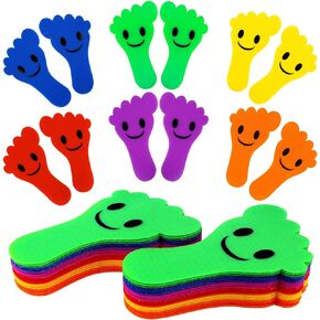 48 Pcs Carpet Circles Carpet Spot Markers Carpet Dots Floor Markers for Classroom, Carpet Marker Spots Classroom Carpet Spots, 6 Colors