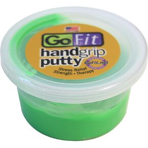 GoFit Hand Grip Strengthening Putty - Stress Relief, Green