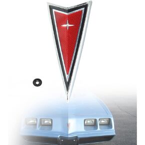 غطاء مصد للواجهة الأمامية، لوحة الأنف، شعار رأس السهم، أحمر متوافق مع موديلات 1977-1981 Pon-tiac Firebird وTrans Am، شعار رأس السهم الأمامي in Kuwait