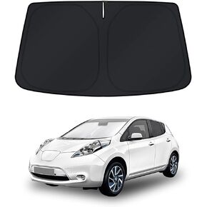 KUST Windshield Sun Shade for Nissan Leaf 2011-2017 Window Shade Sun Visor Cover Foldable Blocks UV Rays Keep Your Car Cooler