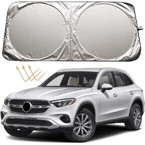 Windshield Sun Shade for Mercedes Benz GLC GLC 300 GLC300 GLE GL ML CLS SL S S56 Class Accessories, Car Front Window Sunshade Sun Visor Shield for Mercedes Benz EQC EQE Accessories