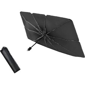 1 PC Car Windshield Sun Shade Umbrella, Foldable Sun Shade Car Sun Visor Protector Reflector Car Accessories Interior for UV Ray Block and Sun Heat Protection (31" x 55") in Saudi Arabia