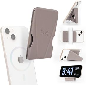 Beak mag - MagSafe Grip Stand for iPhone 15/14/13/12 Series MagSafe Compatible Phone Stand (Yatagarasu Black)